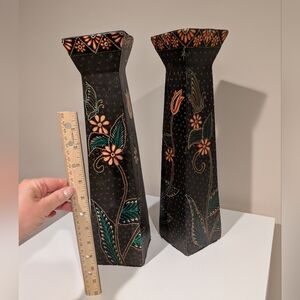 Handpainted Candle Holders